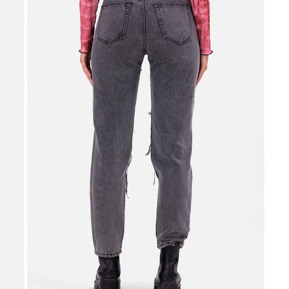 Adika Davis Jeans Straight Leg Black - Picture 3 of 5